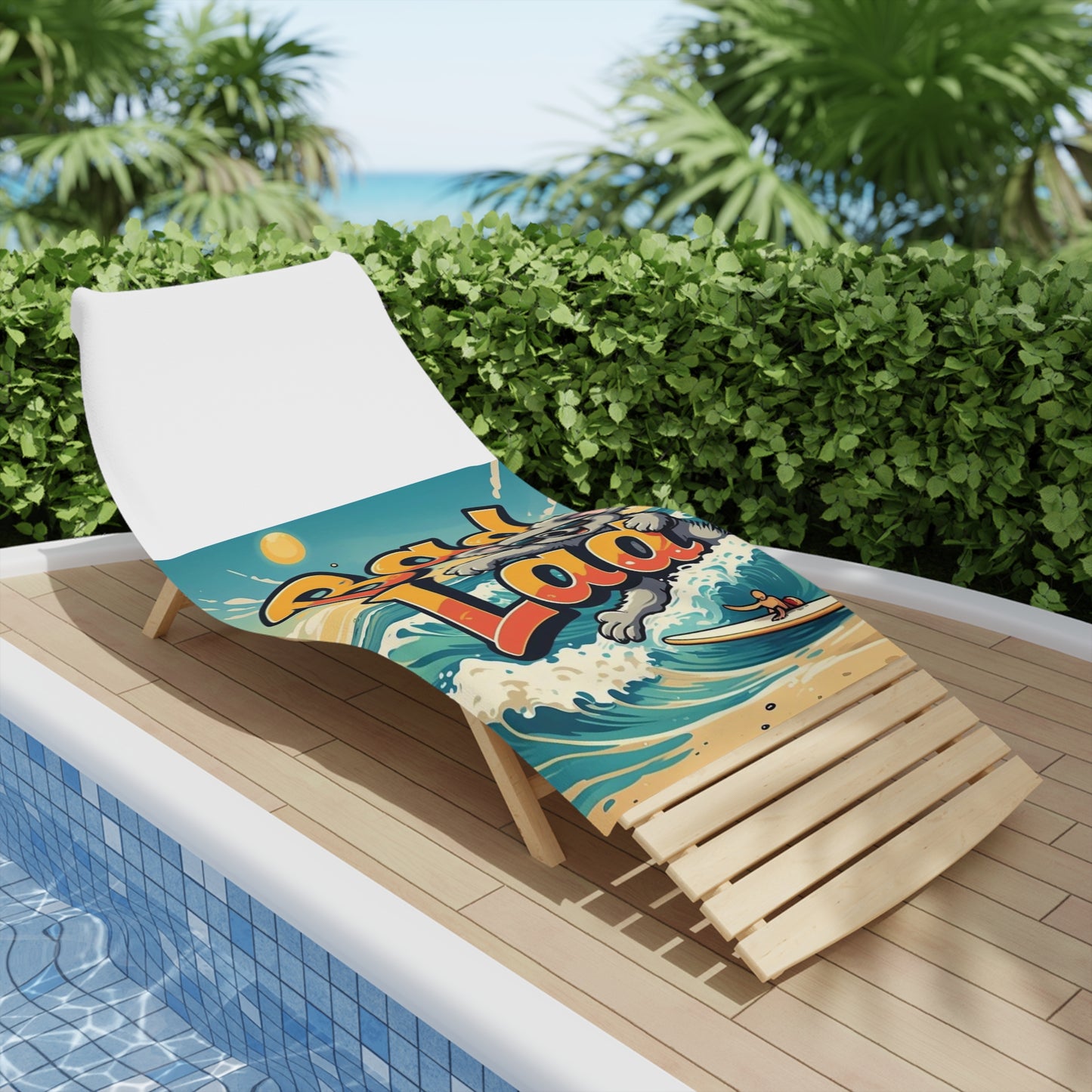 Surfing Koala Beach Towel