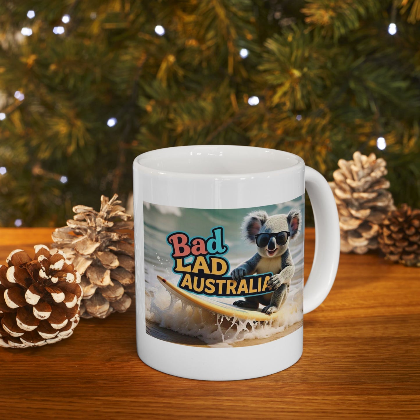 Bad Lad Oz Koala Surf Mug