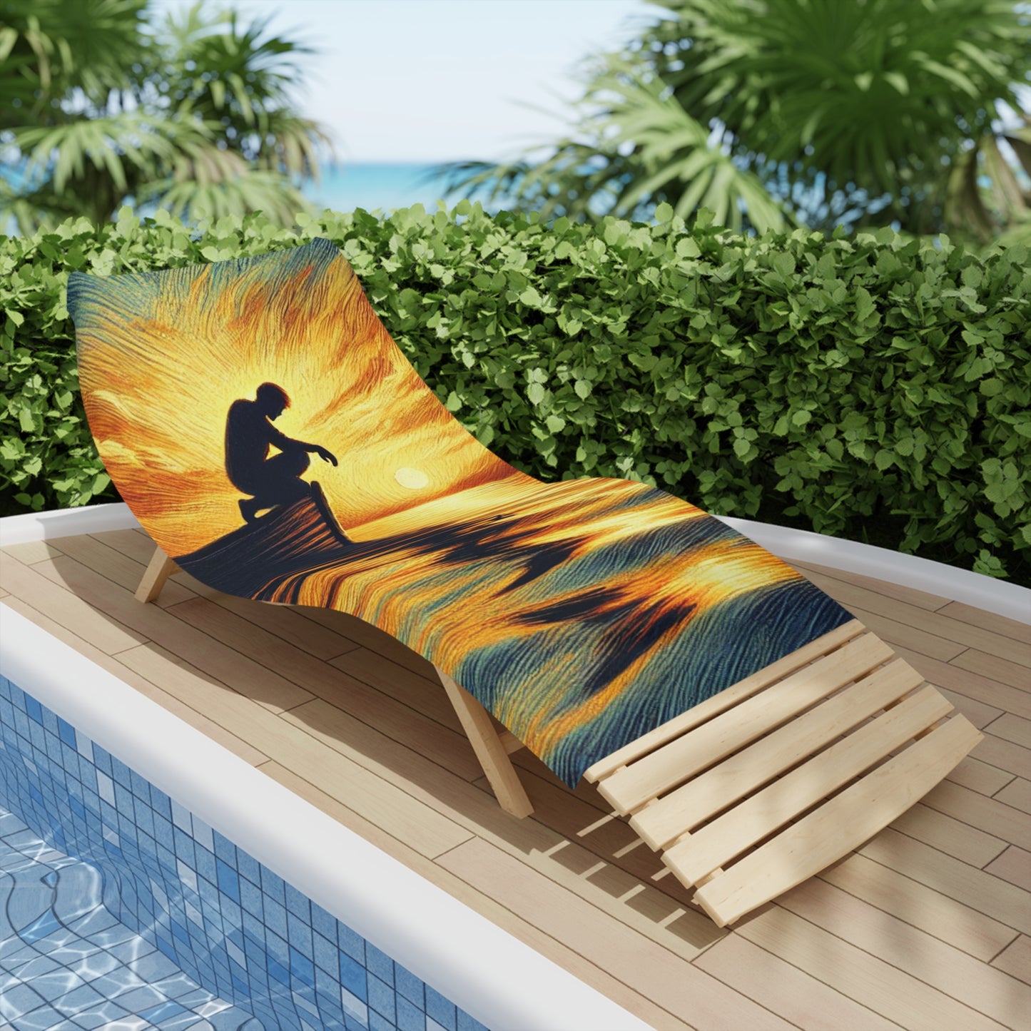 Local Art Beach Towel - Reflection