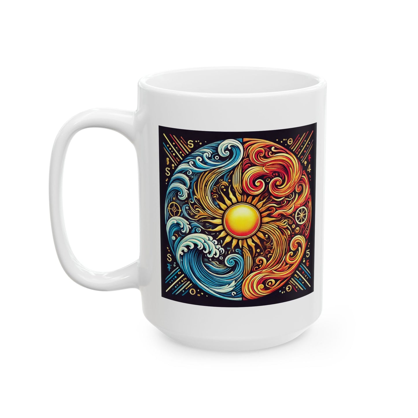 Bad Lad Oz Sun Water Wave Mug