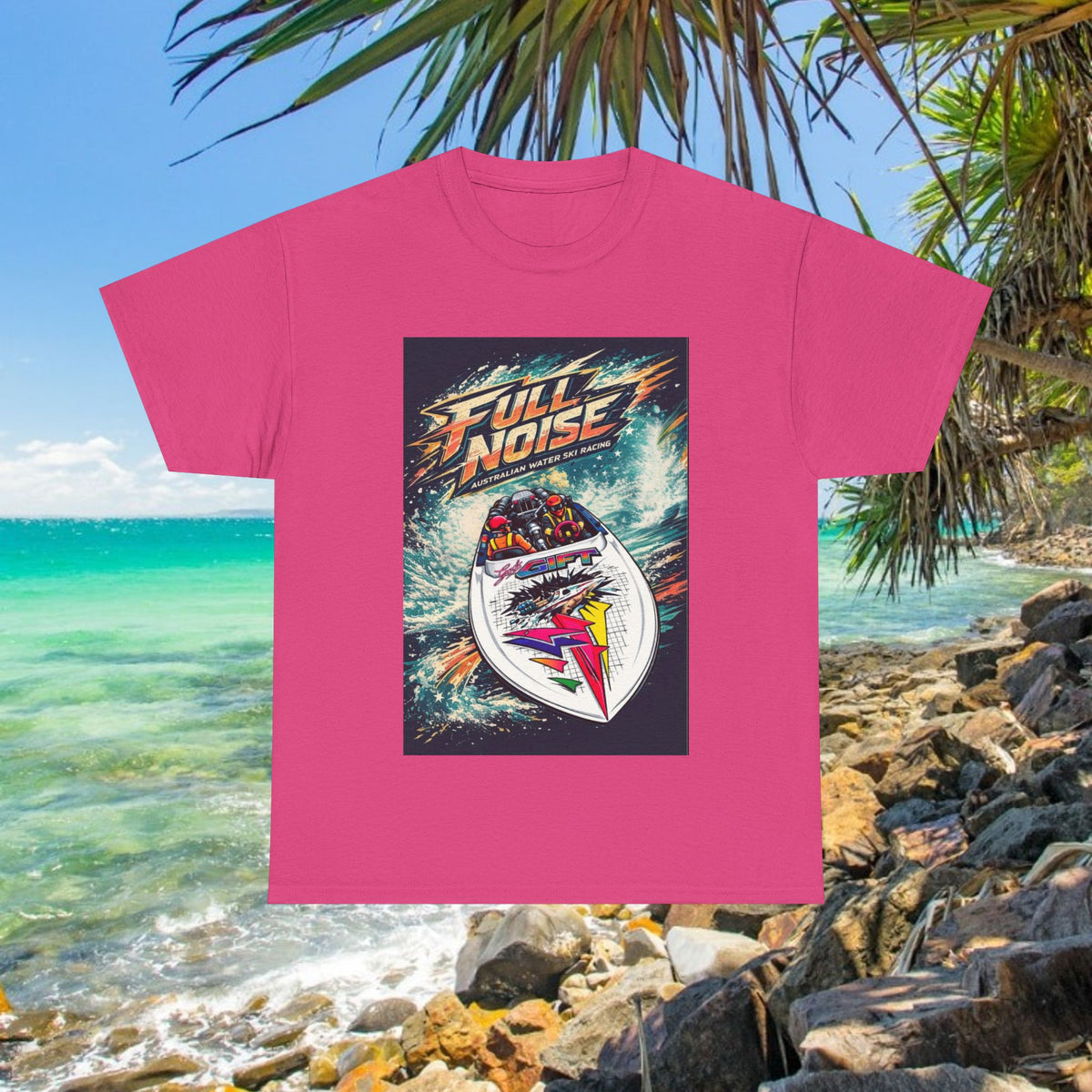 Gods Gift Australian Waterski Racing Boat Tribute Tee | Twin Turbo Old School Aussie Champion Game Changer