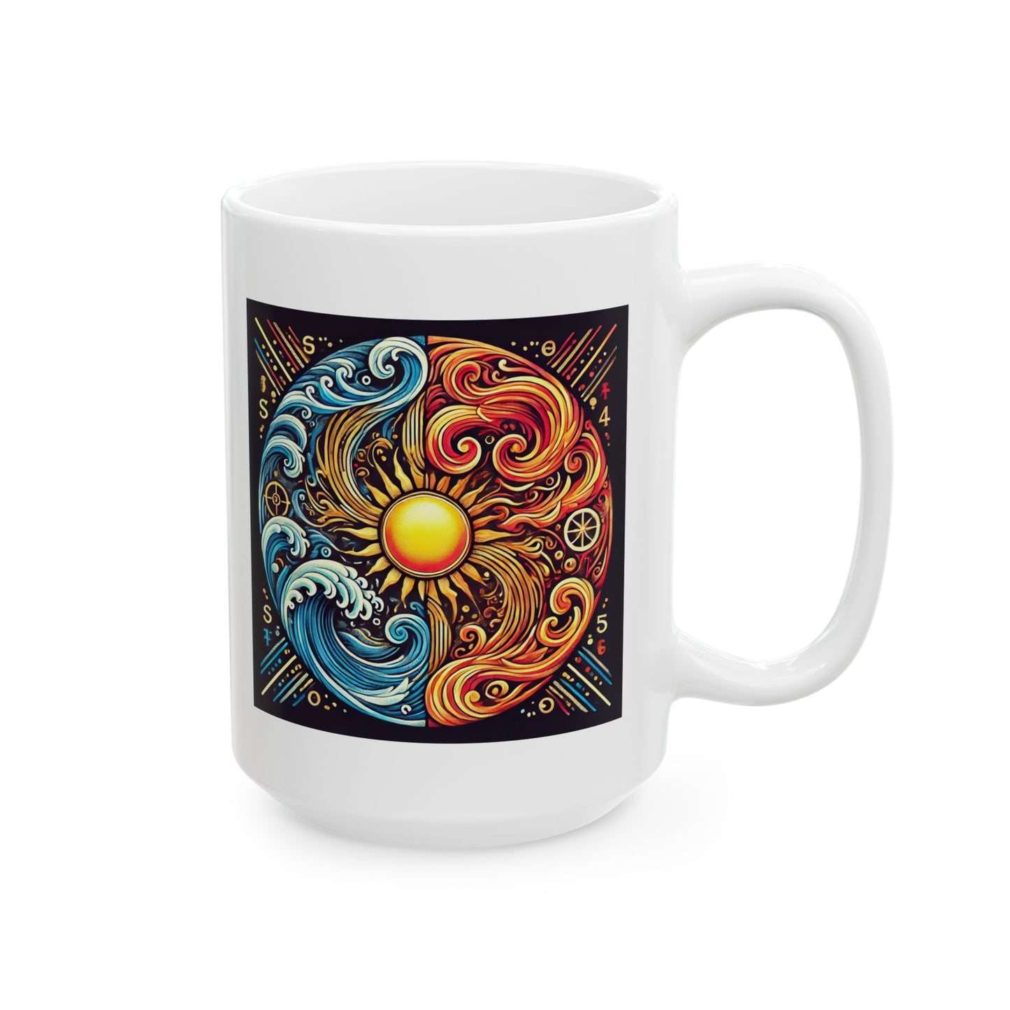 Bad Lad Oz Sun Water Wave Mug