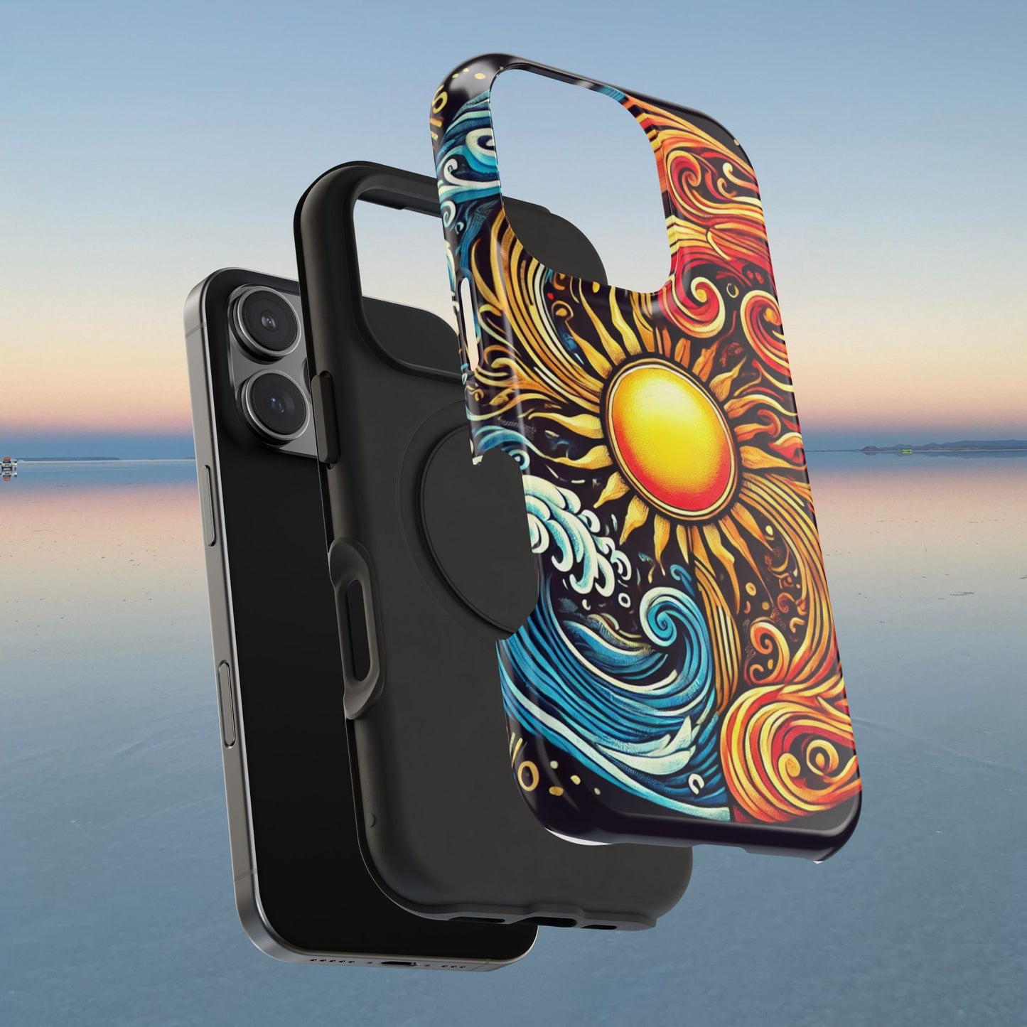 Bad Lad Oz Fire Wave Impact-Resistant Phone Case