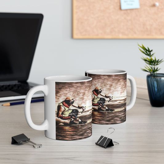 Iconic Down Low Water Ski Racing Mug
