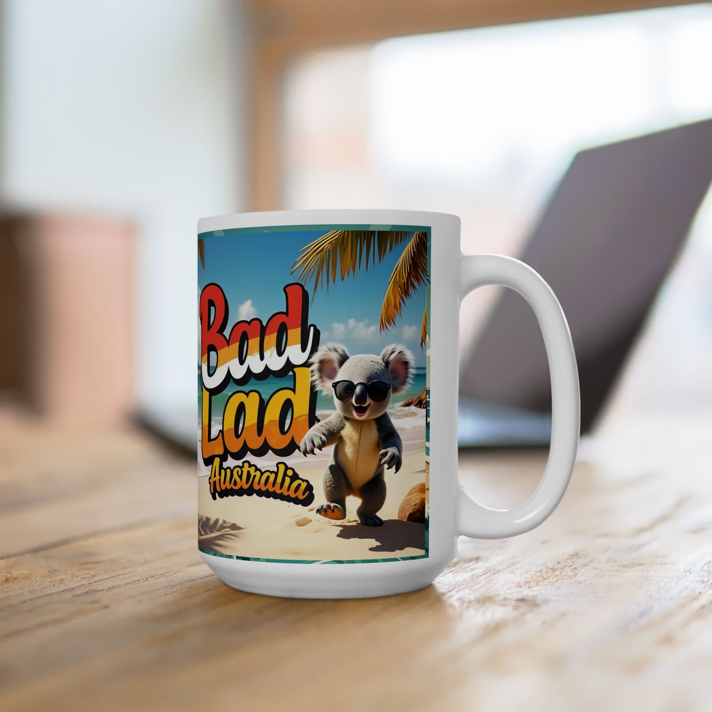 Bad Lad Australian Pride Koala Coffee Mug