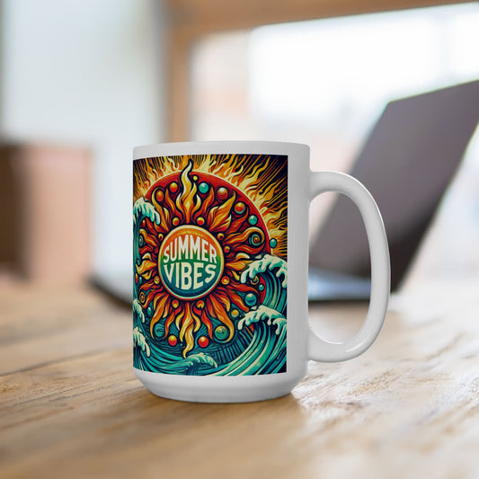 Summer Vibes Ceramic Mug
