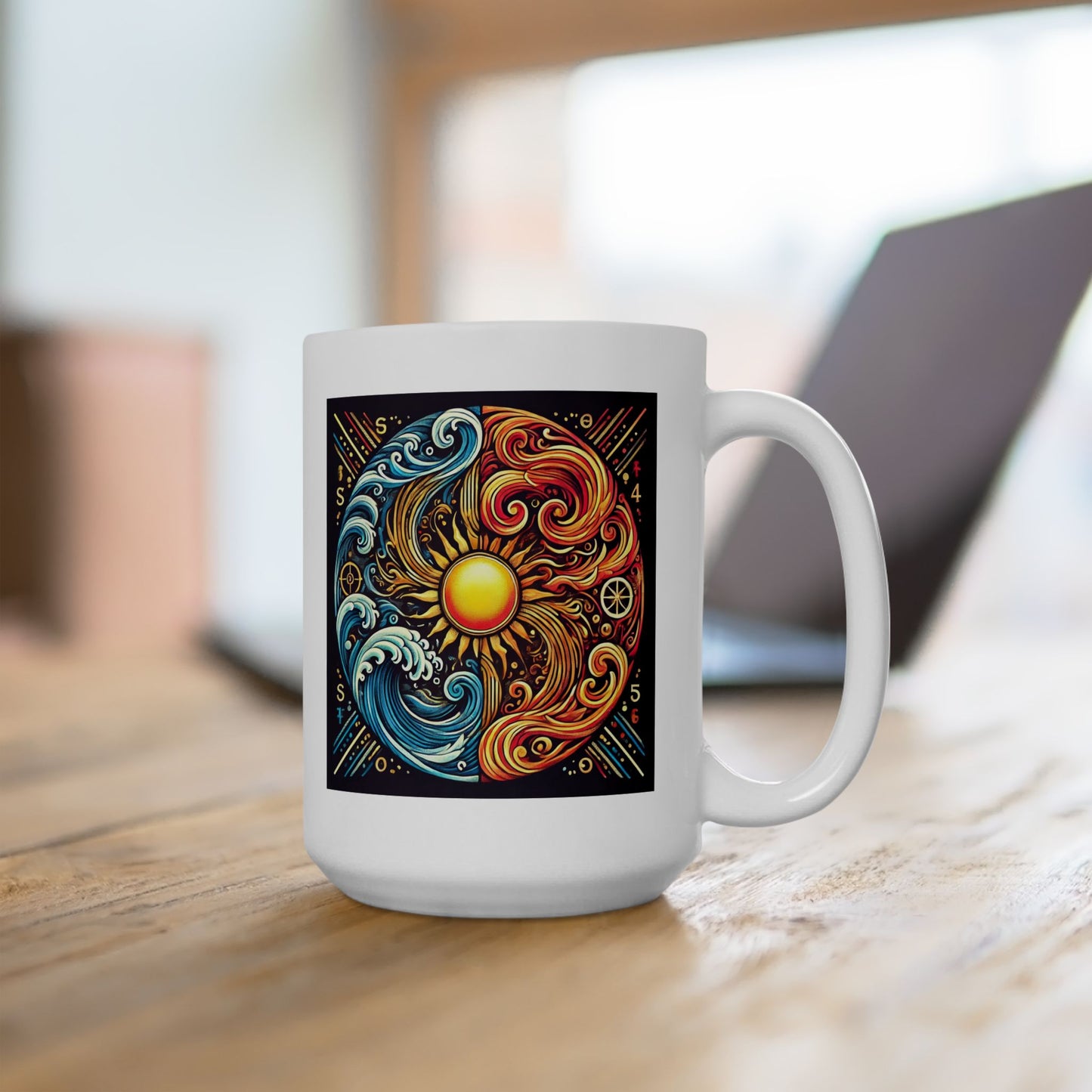 Bad Lad Oz Sun Water Wave Mug