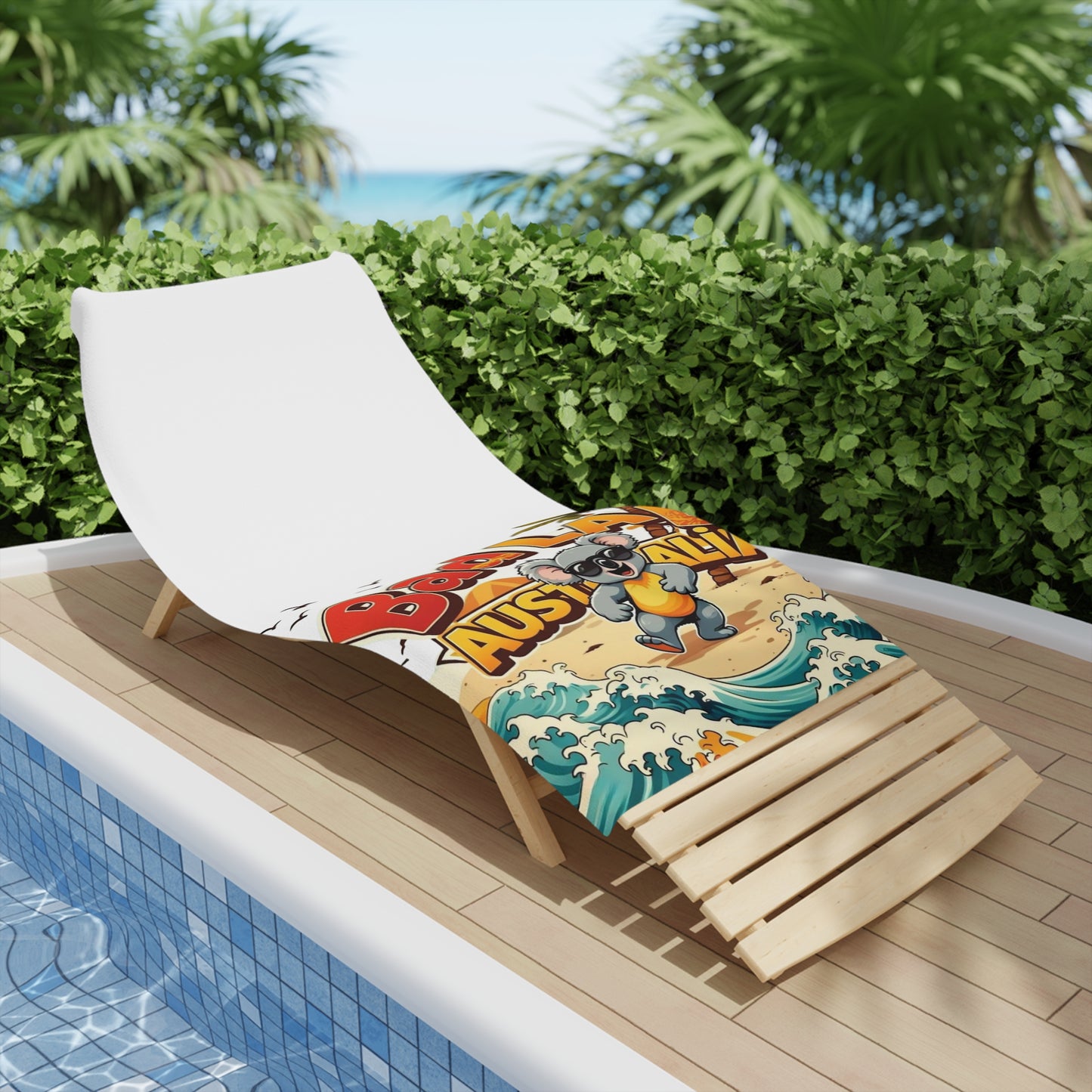 Bad Lad Australia Koala Beach Towel