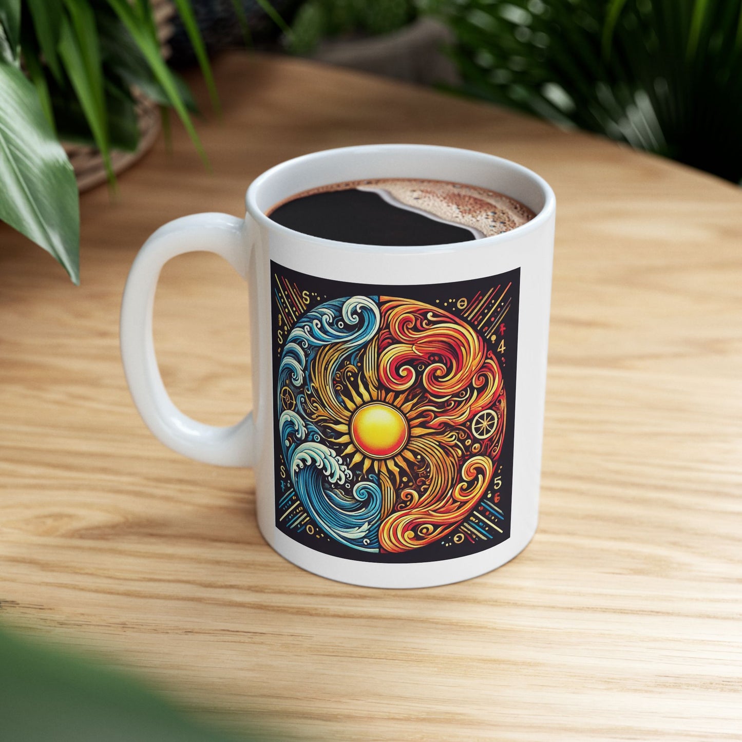 Bad Lad Oz Sun Water Wave Mug