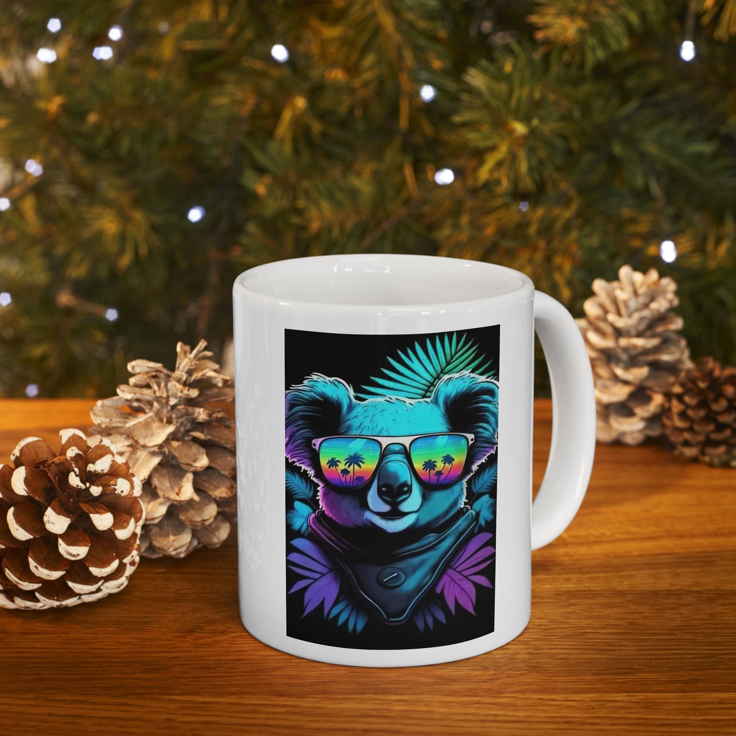 Bad Lad Terminator Koala Ceramic Coffee Mug