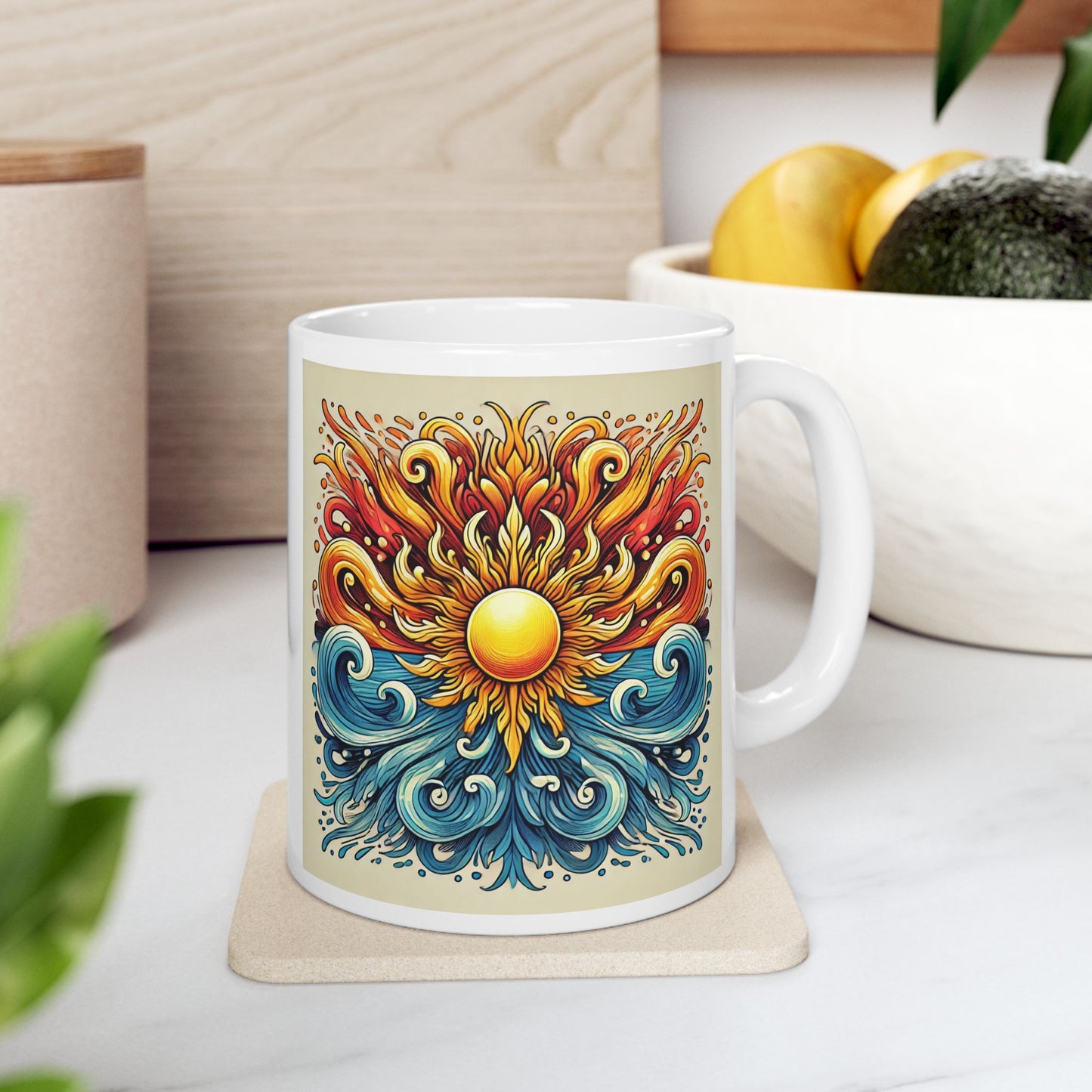 Bad Lad Oz Ceramic Sunny Wave Mug