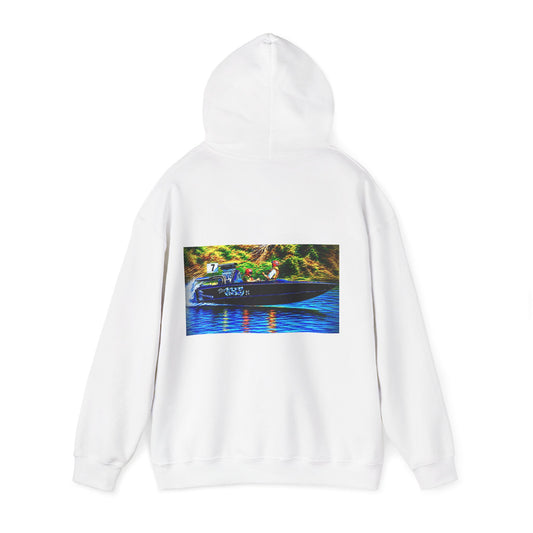 The Tribute Range - THE AXE - Australian Water Ski Racing Hoodie. Bad Lad Oz has paid homage to the iconic THE AXE with our Tribute Collection