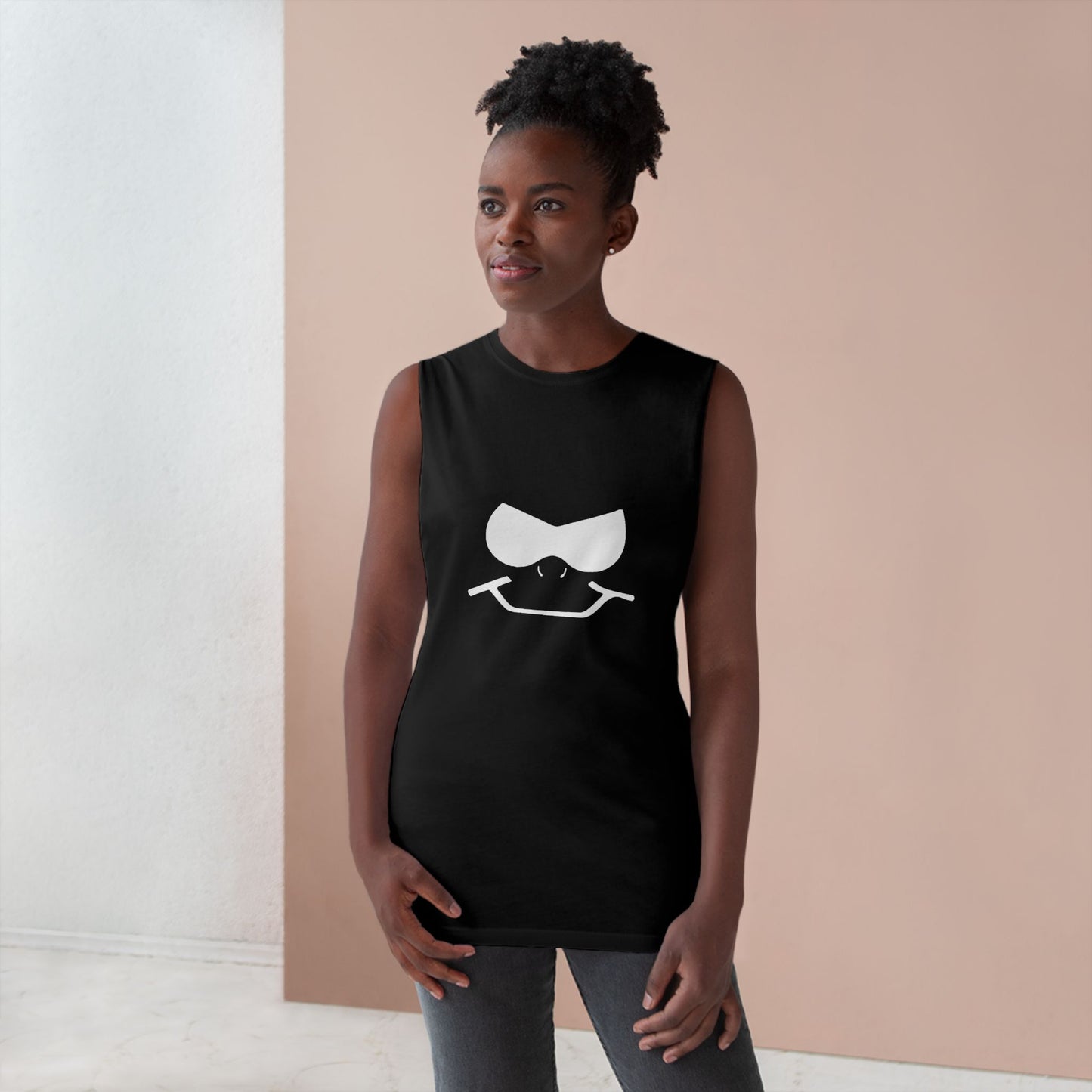 Bad Lad Tank Top - Smiley Graphic