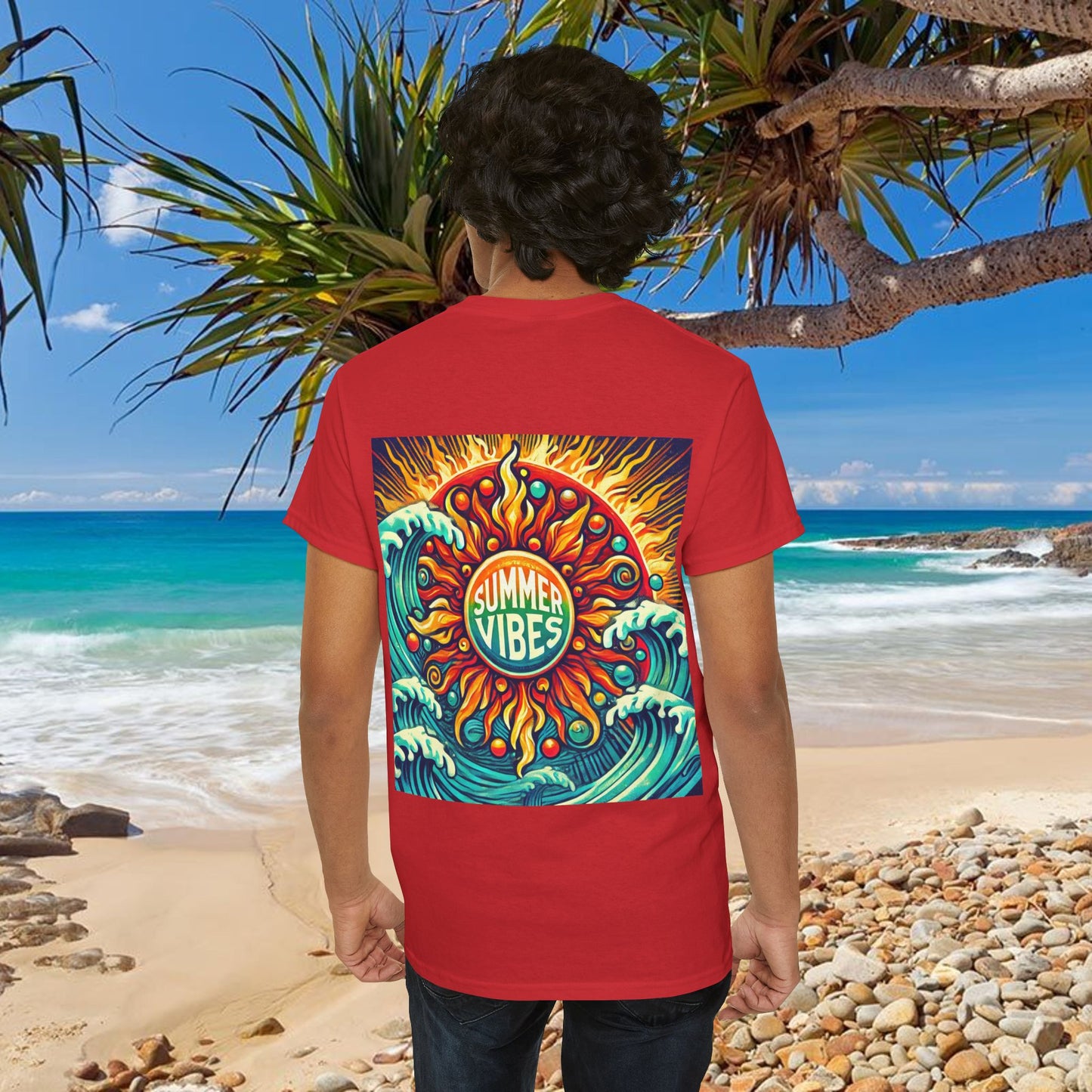 Bad Summer Vibes Back Print Tee