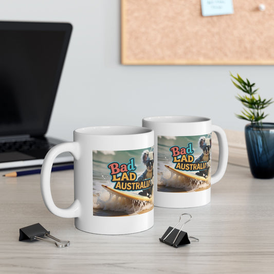 Bad Lad Oz Koala Surf Mug