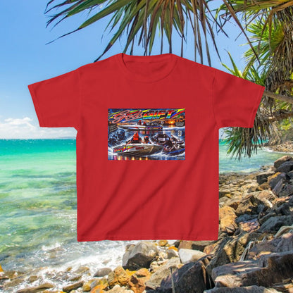 Gods Gift Kids Tribute Tshirt design is colourful and bright with some old school cool from Bad Lad Oz  A great unisex idea