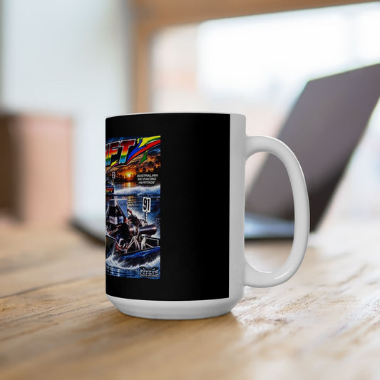 Gods Gift Hot Looking Tribute Coffee Mug or Tea Cup is just the way to start the day, or to wind down with the iconic God's Gift on the side