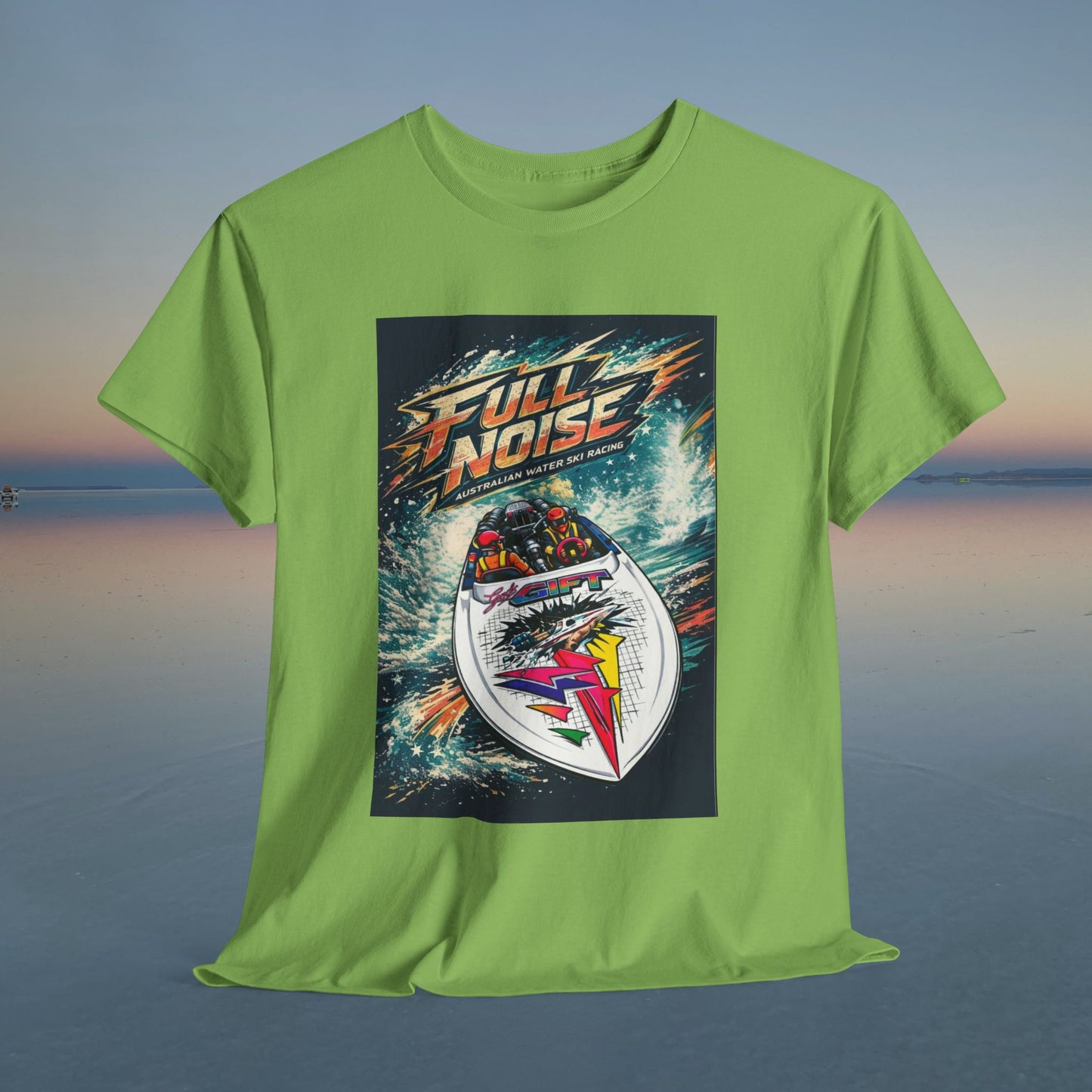 Gods Gift Australian Waterski Racing Boat Tribute Tee | Twin Turbo Old School Aussie Champion Game Changer