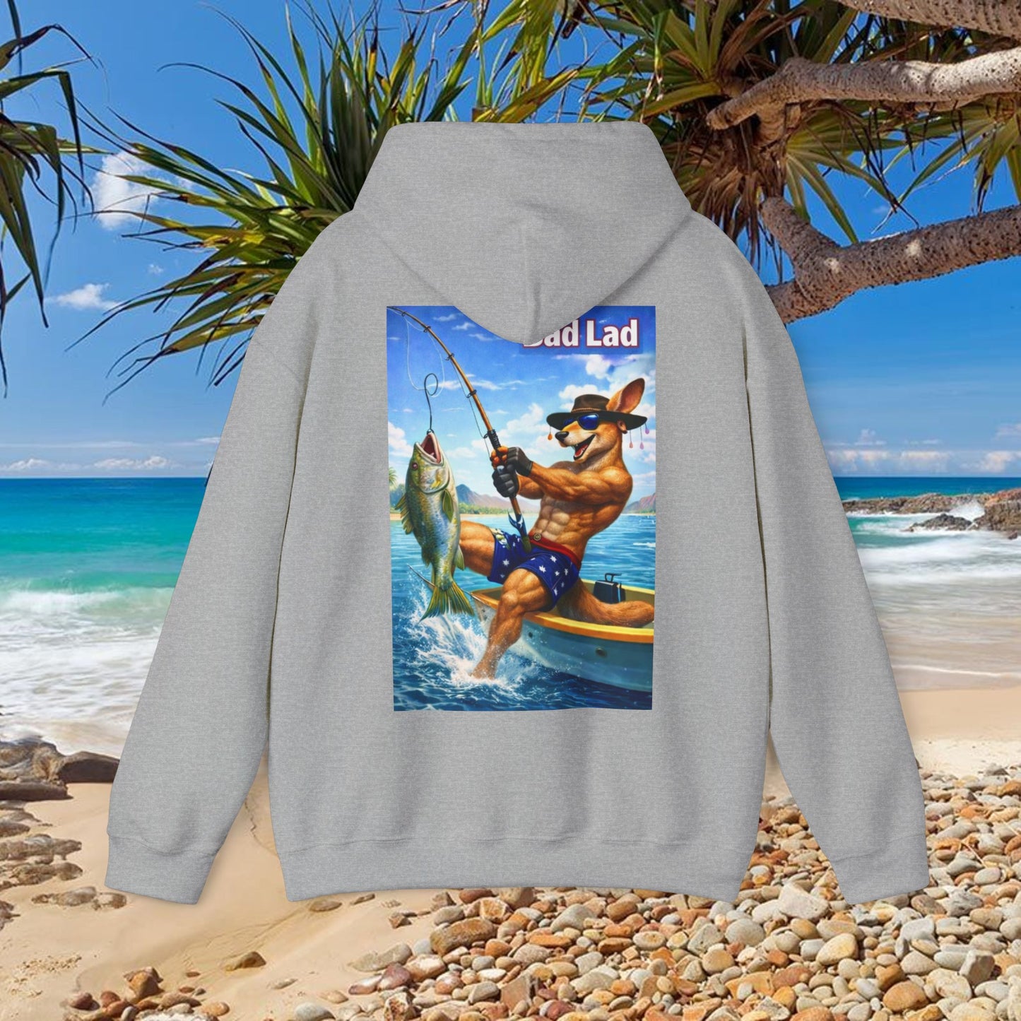 Bad Lad Oz Action Roo Fishing Hoodie
