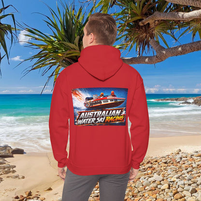 Australian Water Ski Racing Old School legend SHOWDOWN, is featured on this Bad Lad Tribute hoodie sweatshirt
