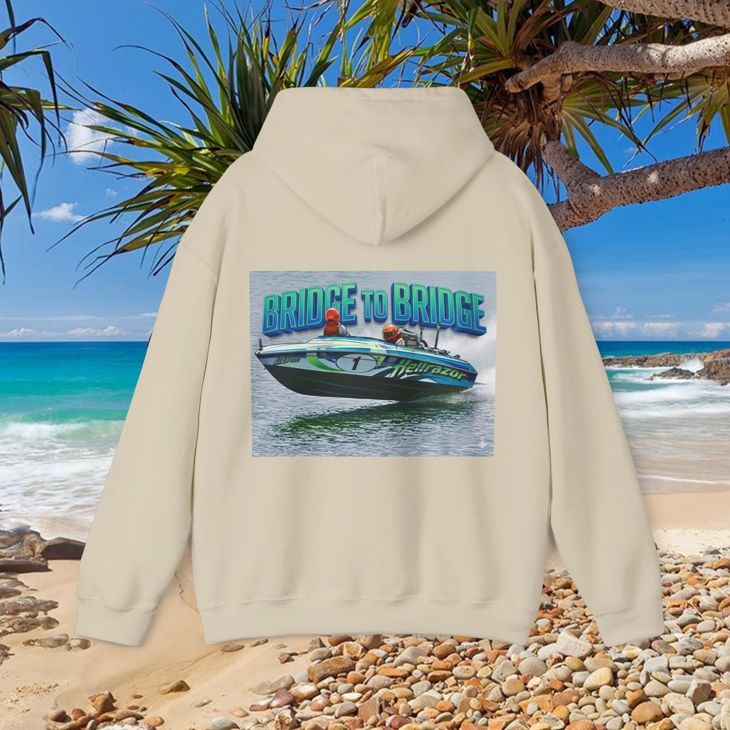 HELLRAZOR Bad Lad Oz Ski Racing Tribute Hoodie Aussie