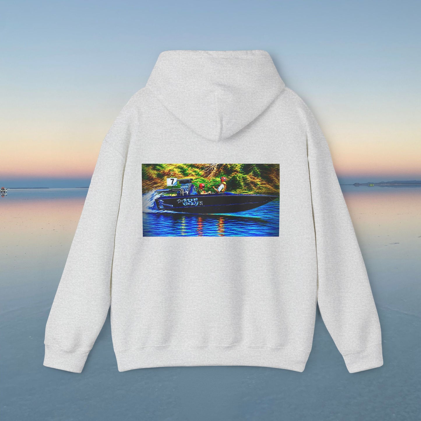 The Tribute Range - THE AXE -  Australian Water Ski Racing Hoodie. Bad Lad Oz has paid homage to the iconic THE AXE with our Tribute Collection