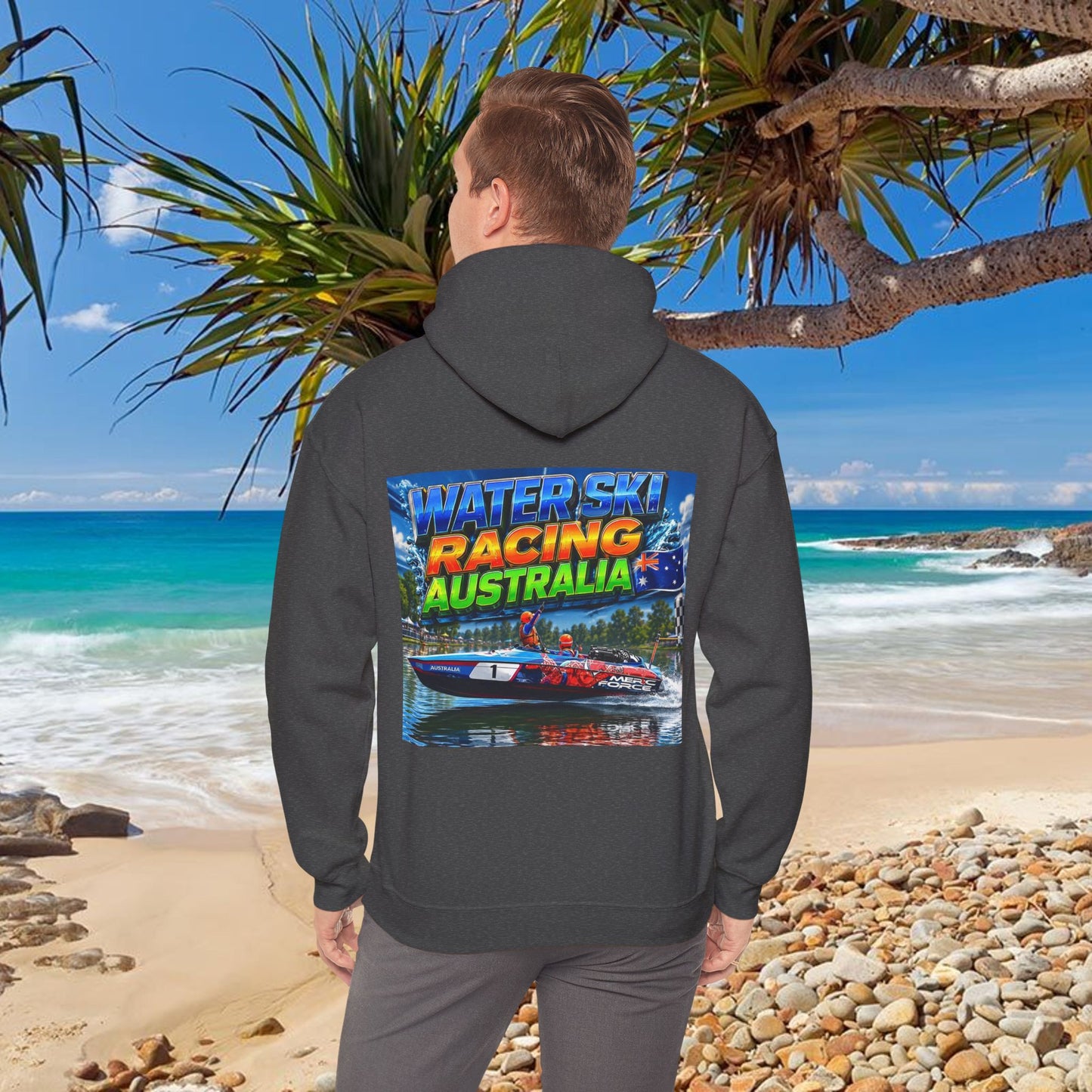 MERC FORCE Bad Lad Oz Ski Racing Australia Tribute Hoodie.