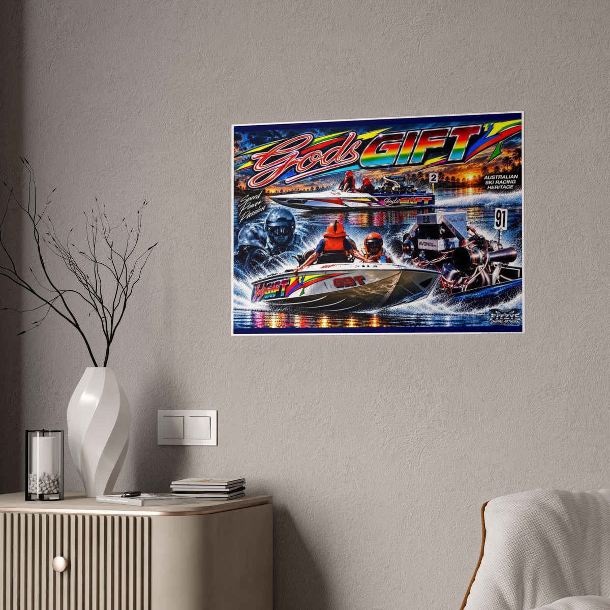 Gods Gift High-Gloss Tribute Poster - Bad Lad Exclusive