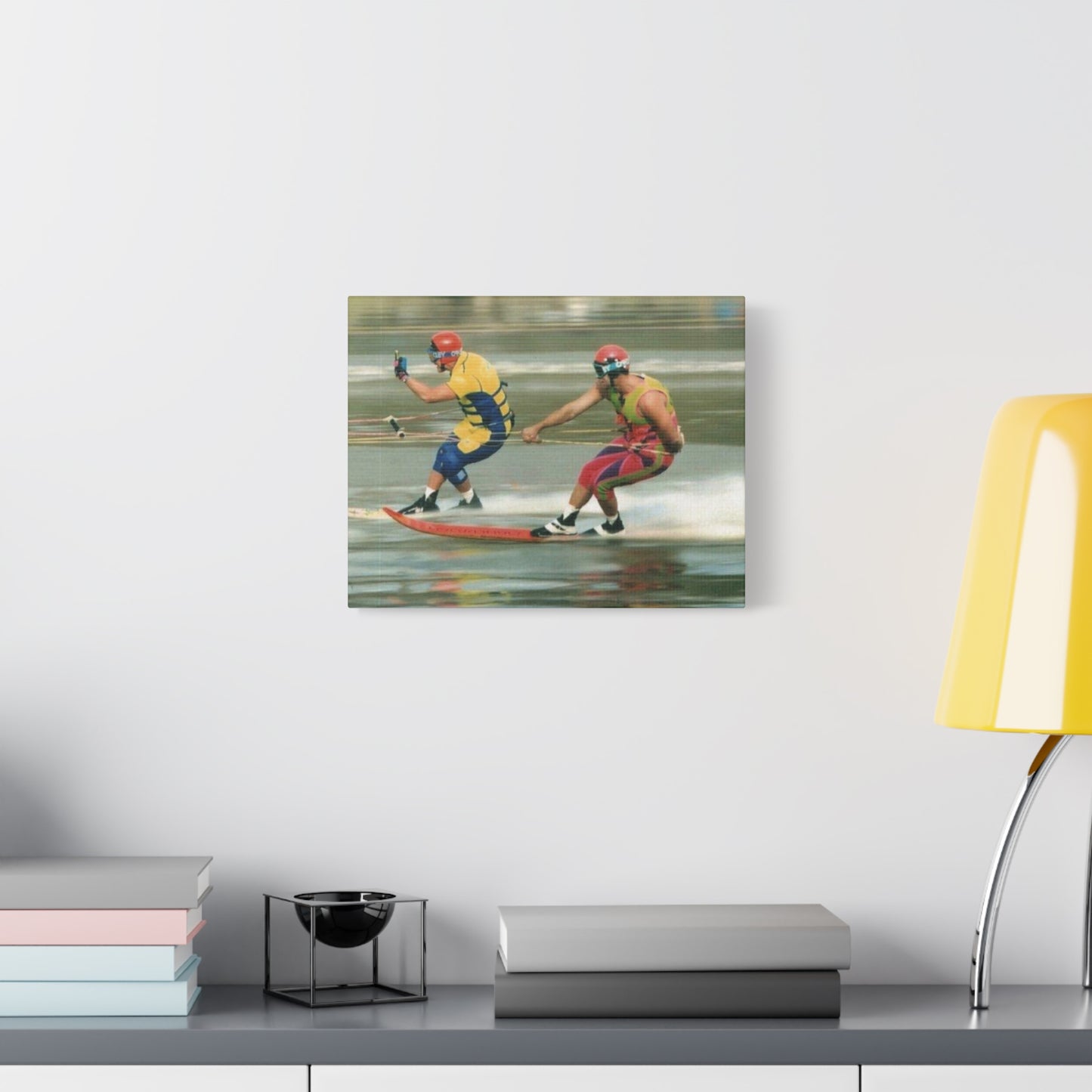 The Bird Water Skiing Canvas Wall Art