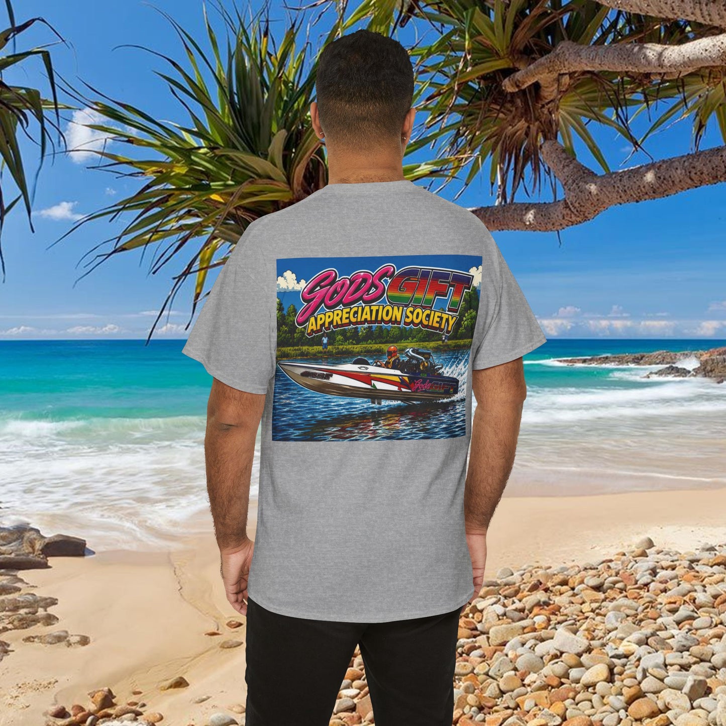 Gods Gift Appreciation Society - Tribute Range Australian Water Ski Racing Tee