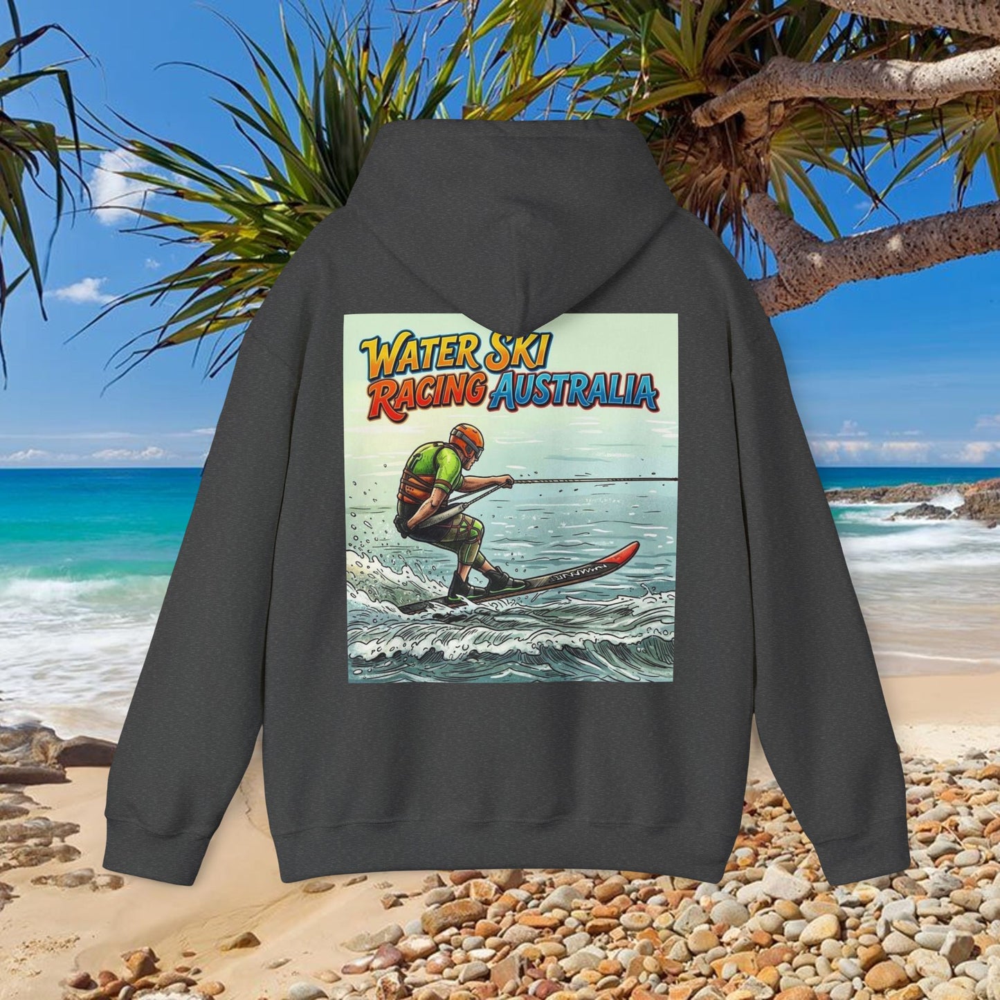 The Tribute Range - Water Ski Racing Australia Hoodie is available now ! Don’t miss out ! Bad Lad Oz Waterski race sweatshirt