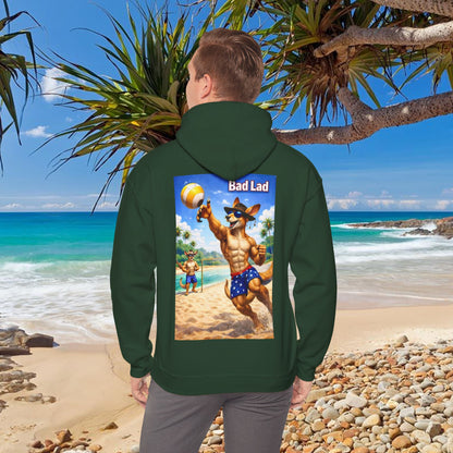 Bad Lad Oz Beach Volleyball Kangaroo Hoodie