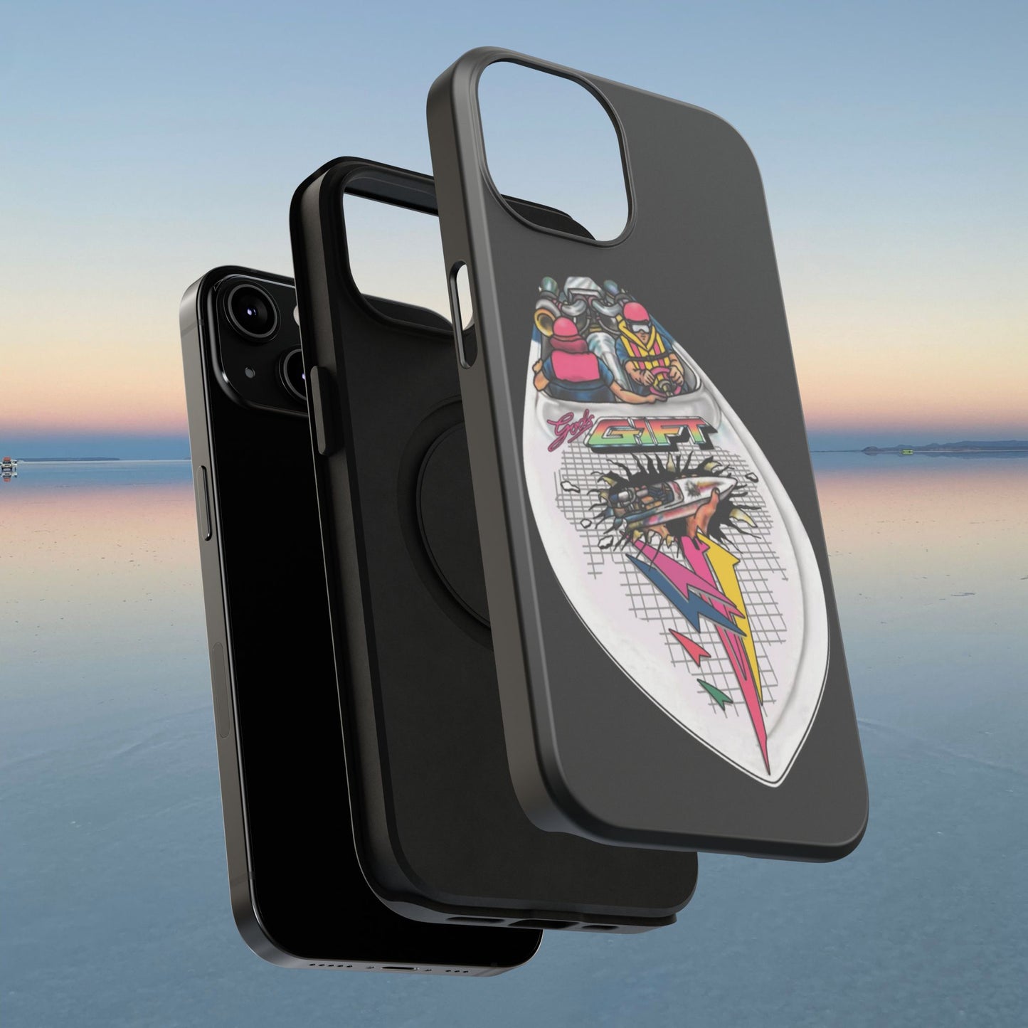 Australian Water Ski Racing Impact Resistant Gods Gift Tribute Phone Cover