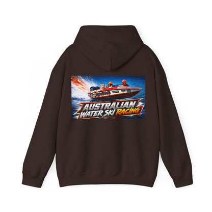Australian Water Ski Racing Old School legend SHOWDOWN, is featured on this Bad Lad Tribute hoodie sweatshirt