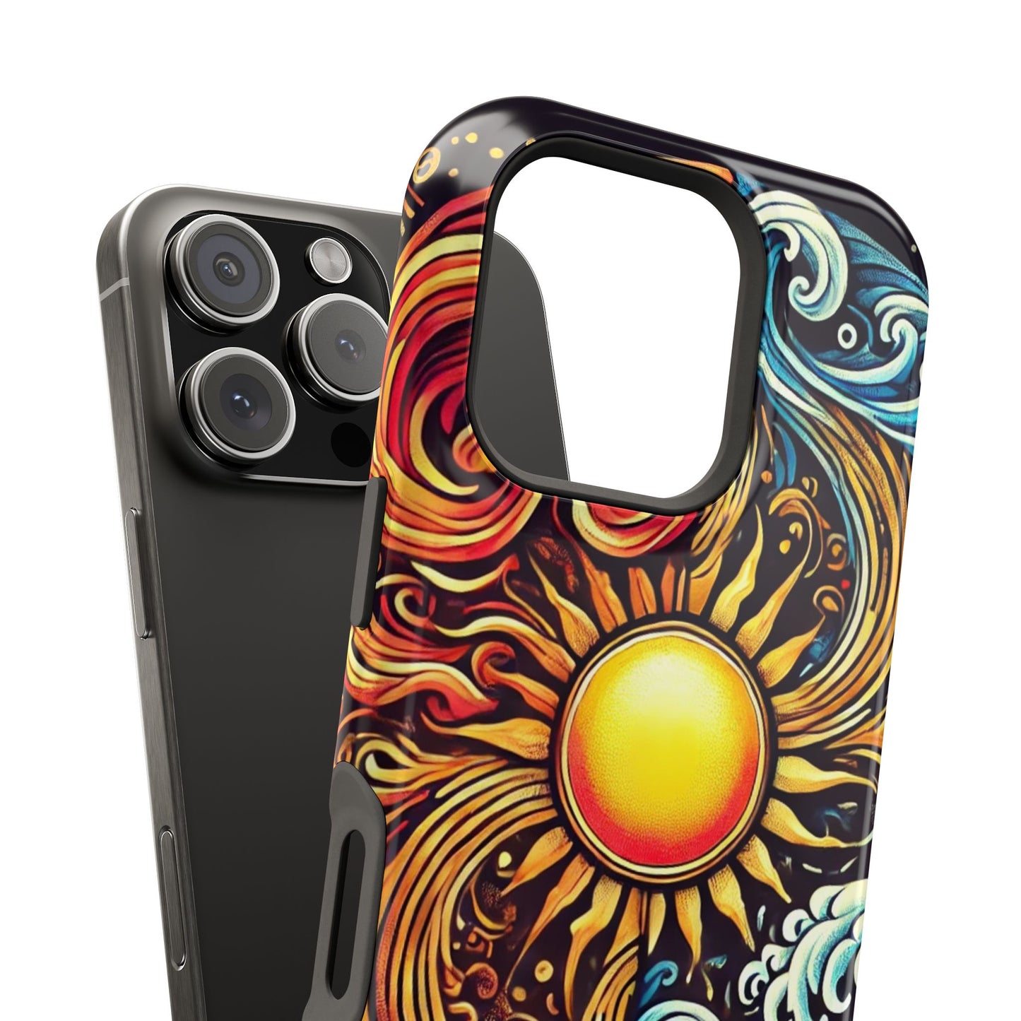 Bad Lad Oz Wave Fire Impact-Resistant Phone Case
