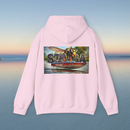 Copy of Copy of The Tribute Range - STINGA Australian Water Ski Racing Hoodie. Bad Lad Oz has paid homage to the iconic STINGA with our Tribute Collection