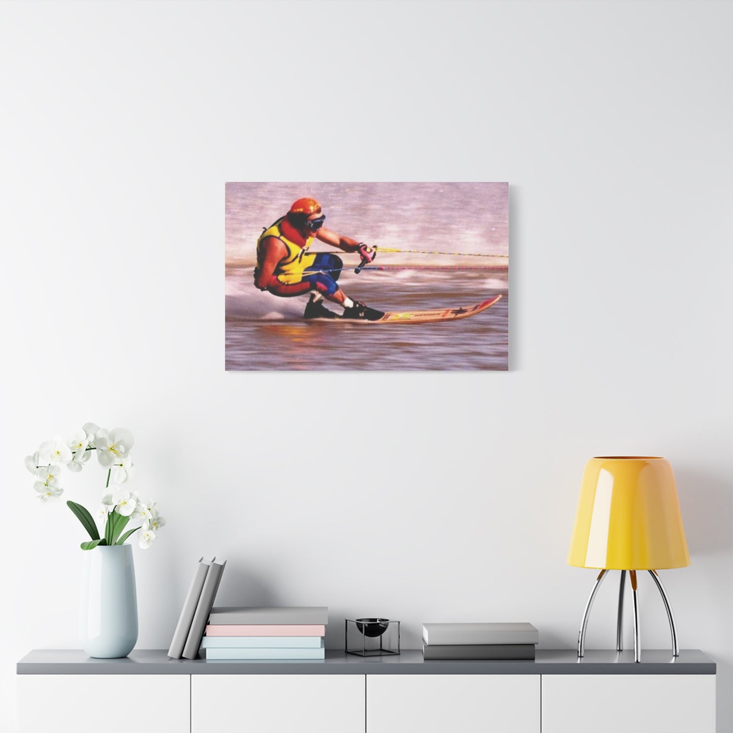 Australian Water Skiing Canvas Wall Art - Down Low
