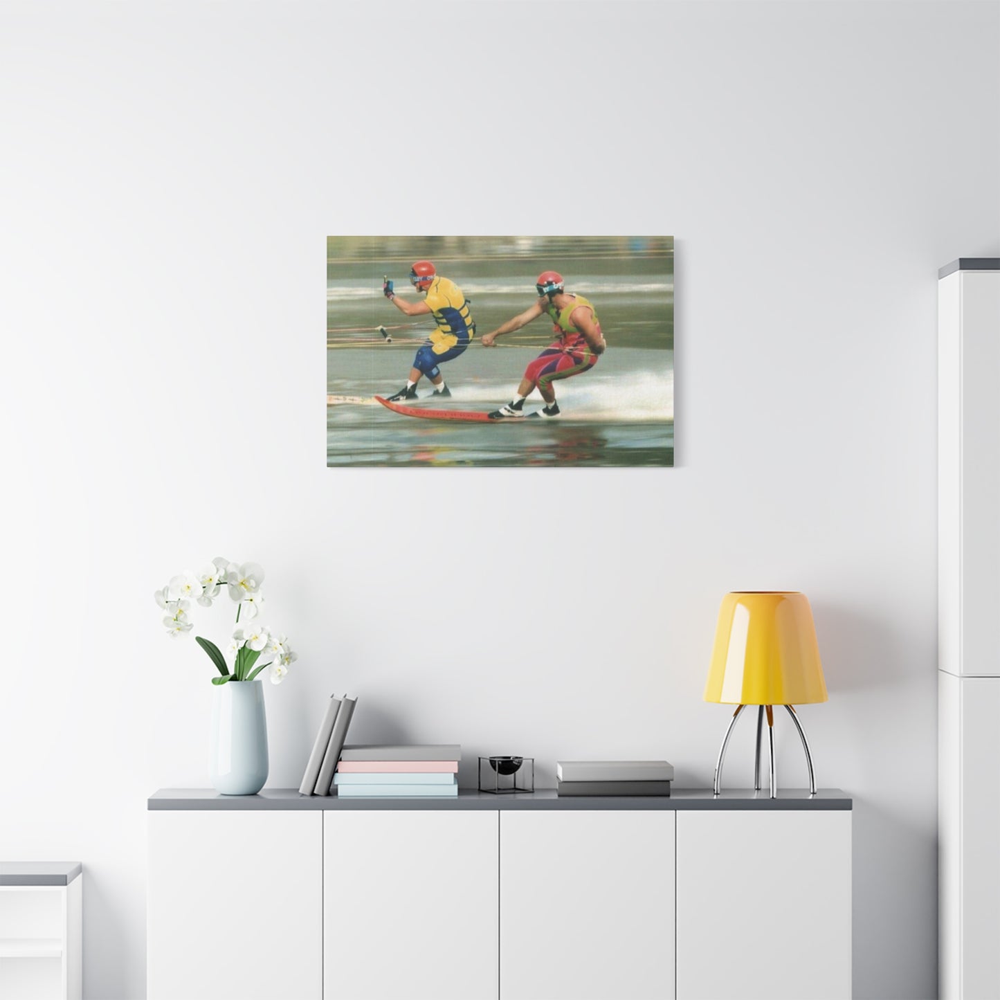 The Bird Water Skiing Canvas Wall Art