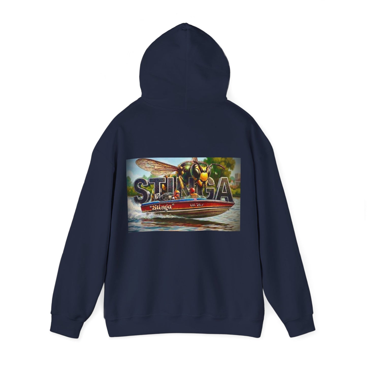 Copy of Copy of The Tribute Range - STINGA Australian Water Ski Racing Hoodie. Bad Lad Oz has paid homage to the iconic STINGA with our Tribute Collection