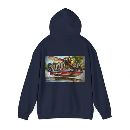 Copy of Copy of The Tribute Range - STINGA Australian Water Ski Racing Hoodie. Bad Lad Oz has paid homage to the iconic STINGA with our Tribute Collection