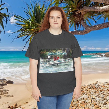ISLAND 🏝️ COOLER Australian Water Ski Racing Tribute Range T-shirt Celebrates the Original Kings of the Murray