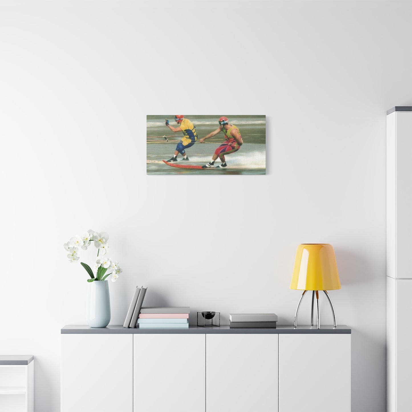 The Bird Water Skiing Canvas Wall Art