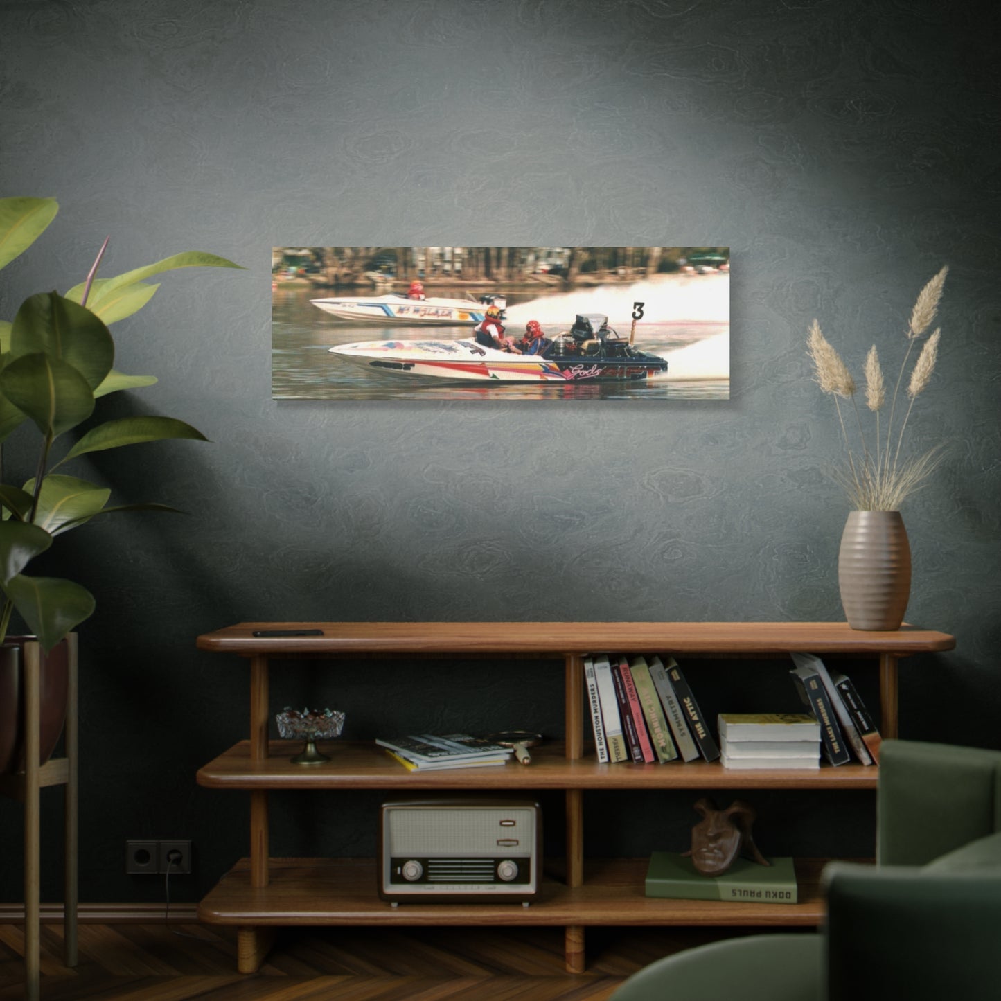 Australian Water Skiing Canvas Wall Art - Gods Gift v Mr Walker