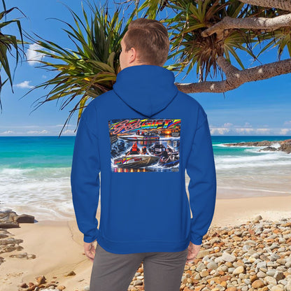 Gods Gift Tribute Hoodie Unisex Heavy Blend™ Hooded Sweatshirt Old School cool from Bad Lad Oz of the boat that changed the game Great Gift