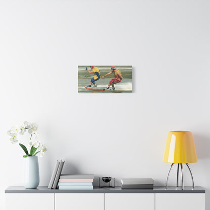 The Bird Water Skiing Canvas Wall Art