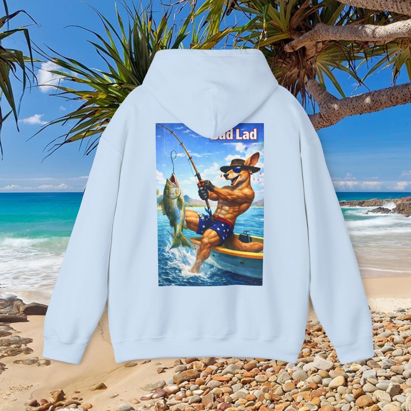 Bad Lad Oz Action Roo Fishing Hoodie