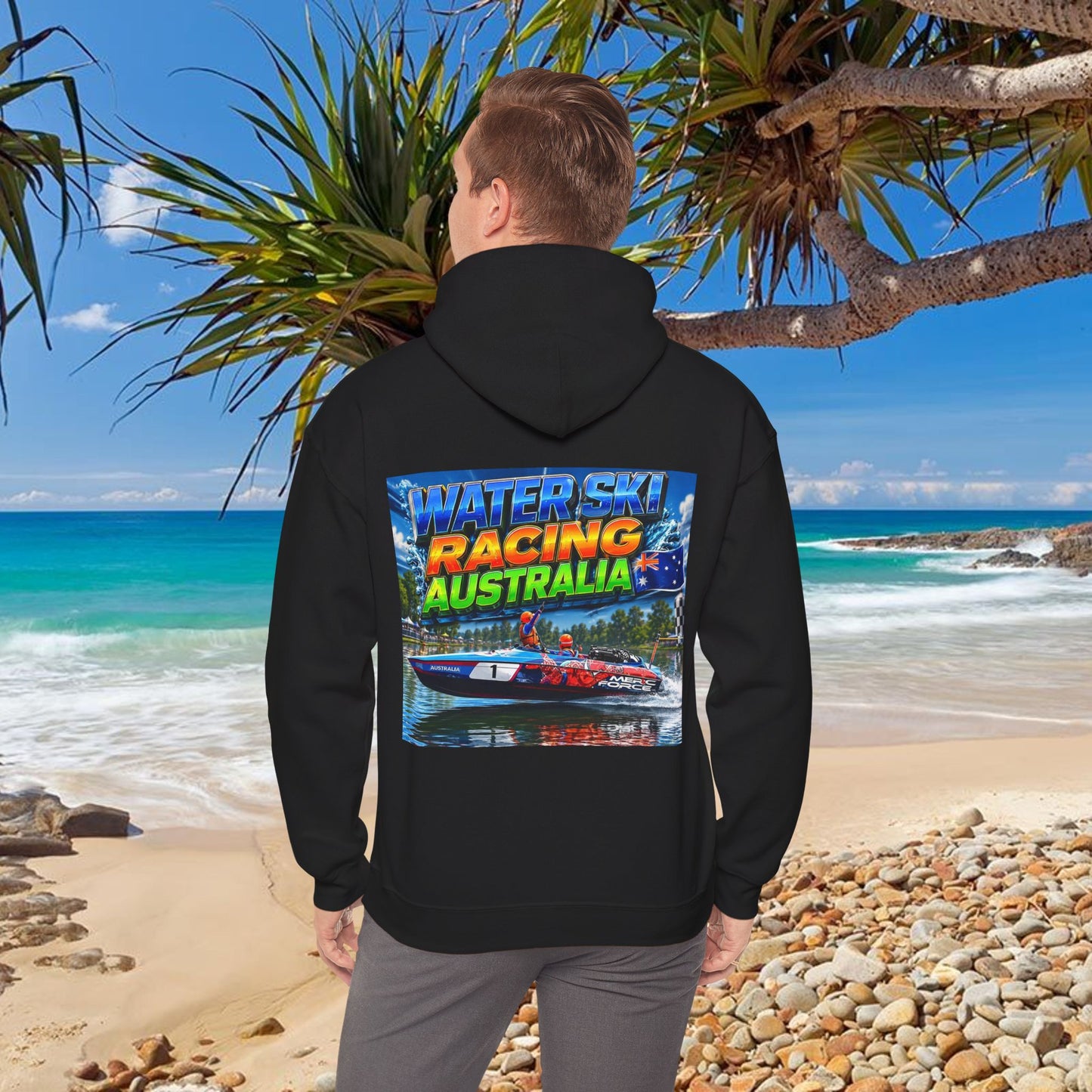 MERC FORCE Bad Lad Oz Ski Racing Australia Tribute Hoodie.