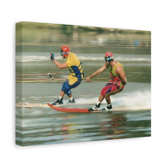 The Bird Water Skiing Canvas Wall Art