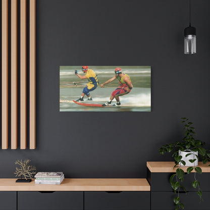 The Bird Water Skiing Canvas Wall Art