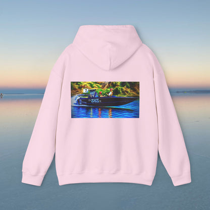 The Tribute Range - THE AXE -  Australian Water Ski Racing Hoodie. Bad Lad Oz has paid homage to the iconic THE AXE with our Tribute Collection